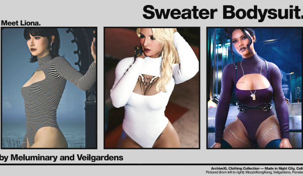 《賽博朋克2077》LIONA毛衣連體衣MOD