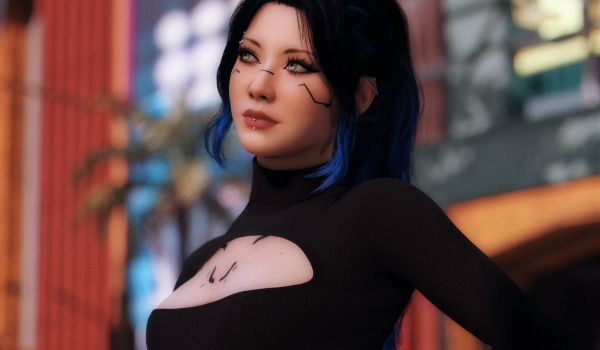 《賽博朋克2077》LIONA毛衣連體衣MOD