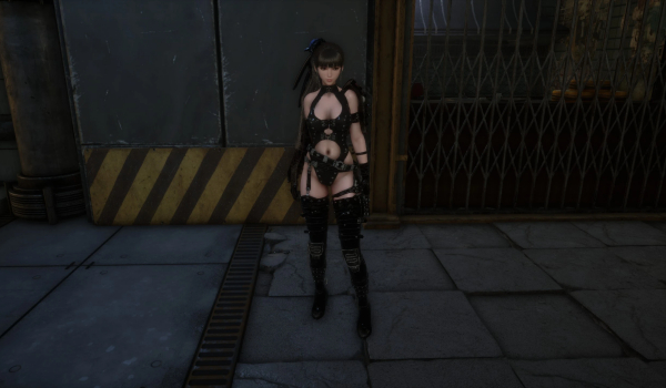 《剑星》瑞秋黑色皮革套装MOD