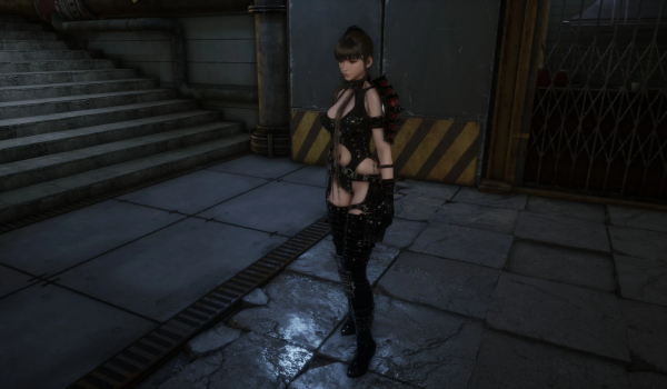 《剑星》瑞秋黑色皮革套装MOD