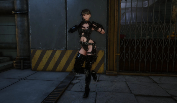 《剑星》瑞秋黑色皮革套装MOD