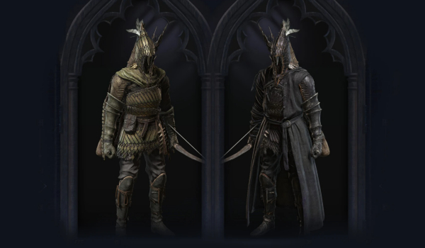 《艾尔登法环 黑夜君临》黎明皮肤和黑暗皮肤装备玉米头MOD