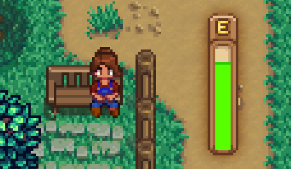 《星露谷物语》就坐恢复精力MOD