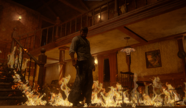 《荒野大镖客2》完整火焰特效大修MOD