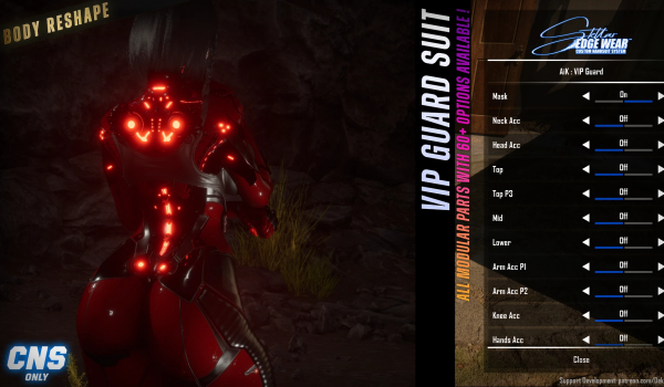 《剑星》维安警卫套装重塑全模块化MOD