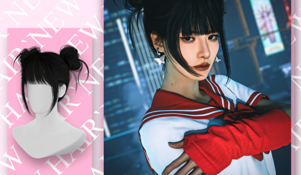 《赛博朋克2077》风信子发型MOD