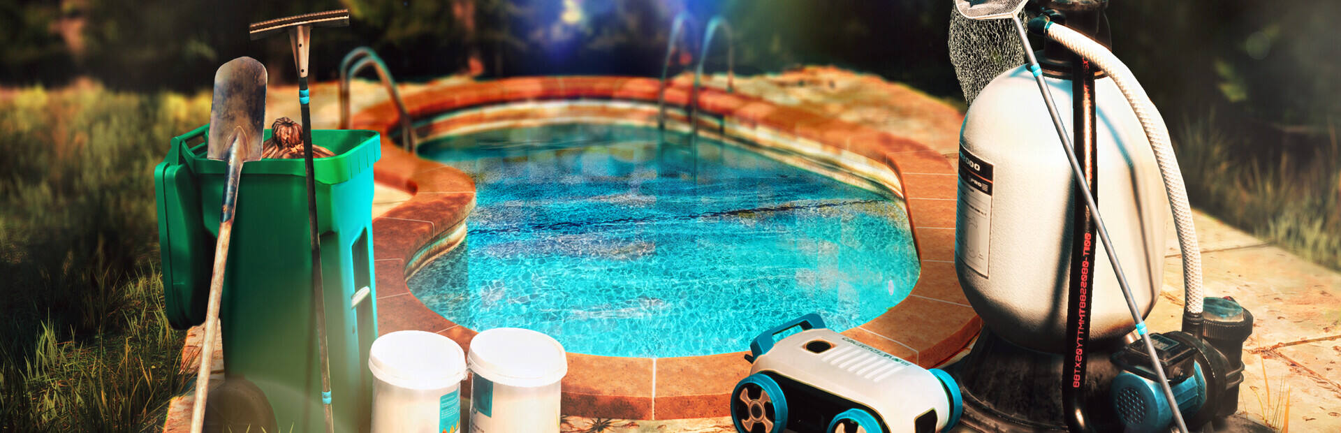 泳池清洁模拟器