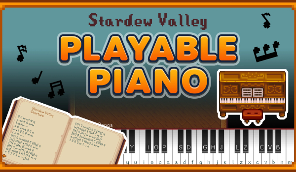 《星露谷物語》可彈奏鋼琴MOD
