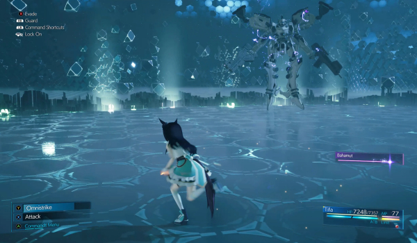 《最终幻想7:重制版》白耀圣剑替换巴哈姆特MOD