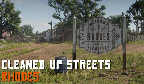 《荒野大镖客2》清理街道罗兹镇MOD