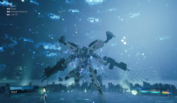 《最终幻想7:重制版》白耀圣剑替换巴哈姆特MOD