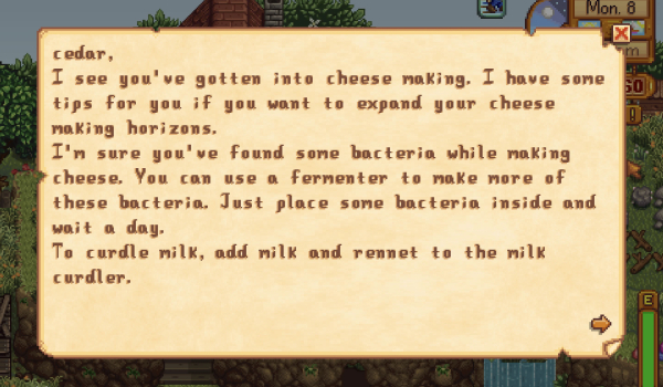 《星露谷物語》奶酪制作擴展MOD