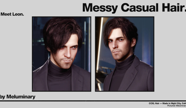 《赛博朋克2077》里昂凌乱休闲发型MOD