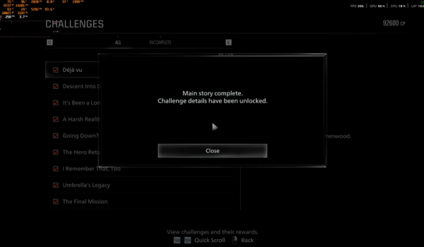 《生化危機(jī) 安魂曲》一周目瘋?cè)嗽弘y度存檔文件