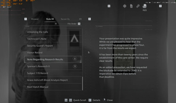 《生化危機(jī) 安魂曲》一周目瘋?cè)嗽弘y度存檔文件