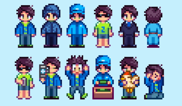 《星露谷物语》替换原版谢恩行走图MOD