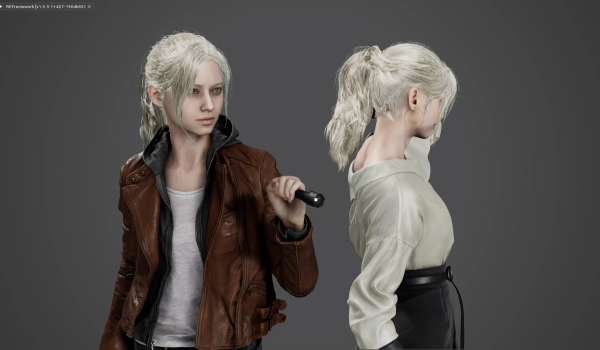 《生化危机 安魂曲》克莱尔马尾辫移植至格蕾丝MOD