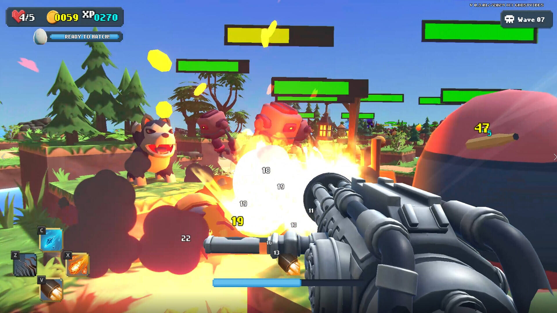 肉鸽怪兽冲刺壁纸