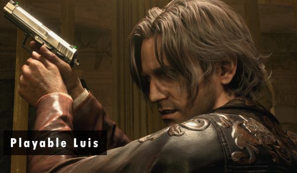 《生化危機4：重制版》路易斯替換里昂MOD