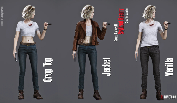 《生化危机 安魂曲》格蕾丝风格化美人MOD