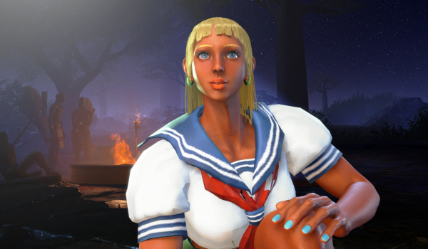 《街頭霸王6》艾蓮娜女學(xué)生MOD