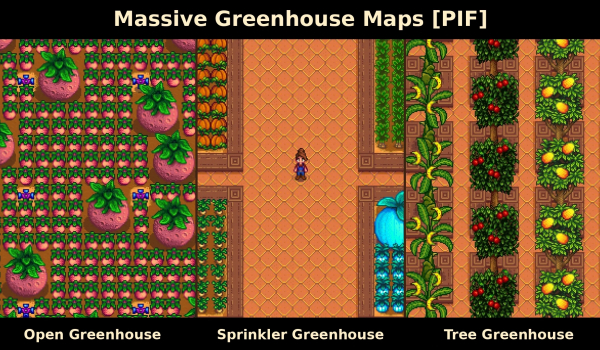 《星露谷物語》巨型溫室地圖MOD