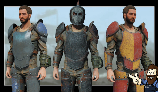 《辐射4》锻钢金属护甲废土骑士MOD