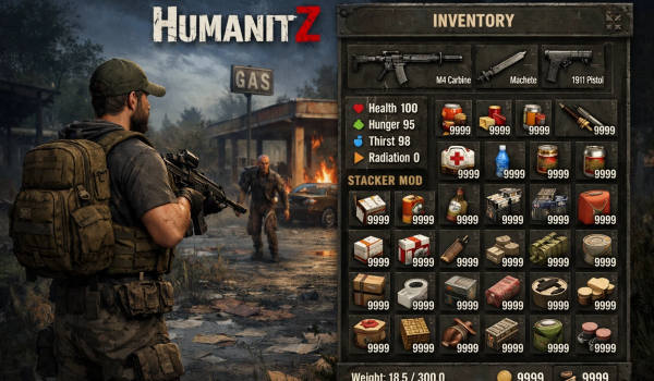 《HumanitZ》更大堆疊無重量MOD