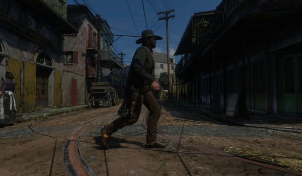 《荒野大镖客2》控制器更快的步行速度MOD