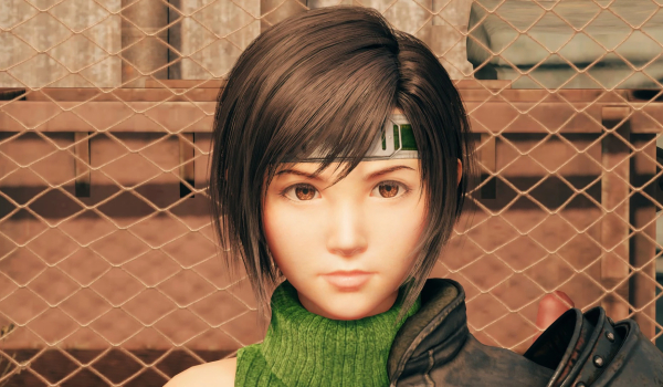 《最终幻想7：重制版》尤菲使用重生版头部MOD