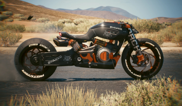 《賽博朋克2077》白虎弓越野摩托車MOD