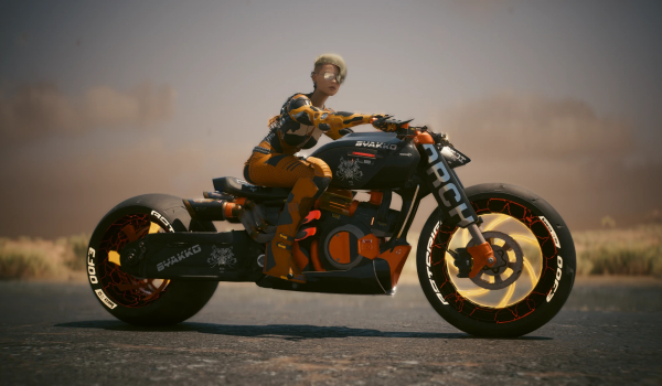 《賽博朋克2077》白虎弓越野摩托車MOD