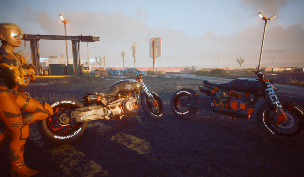 《賽博朋克2077》白虎弓越野摩托車MOD