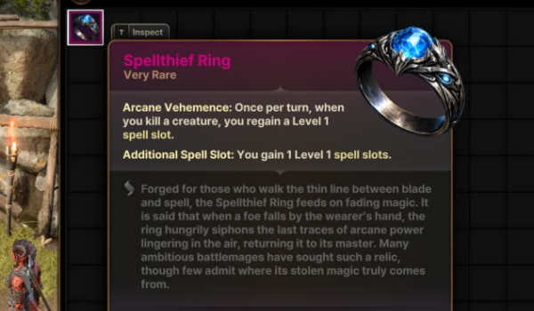 《博德之門3》法術竊賊戒指MOD
