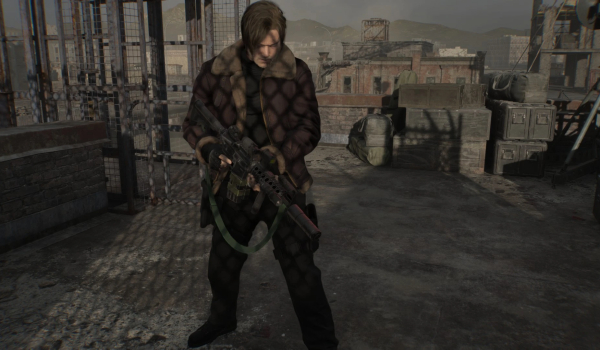 《生化危机 安魂曲》RE4夹克高领衫MOD