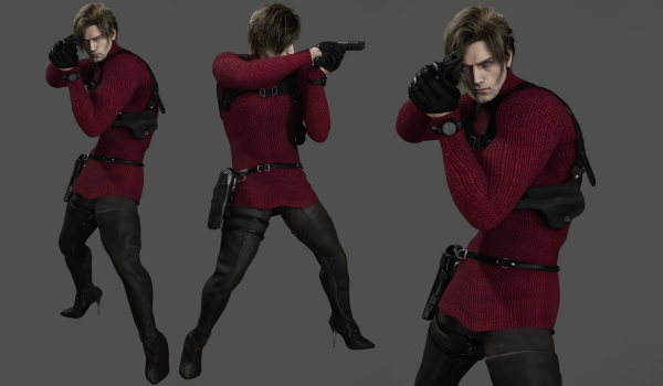 《生化危机 安魂曲》艾达连衣裙里昂MOD