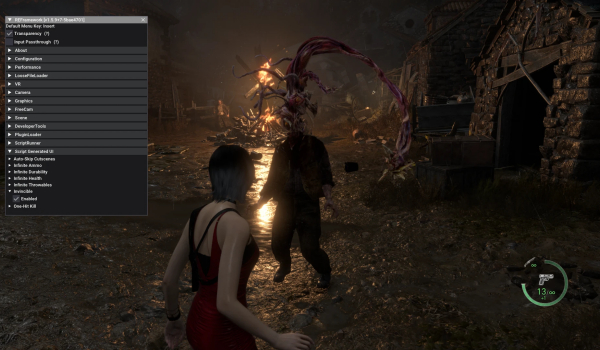 《生化危機4：重制版》無敵MOD