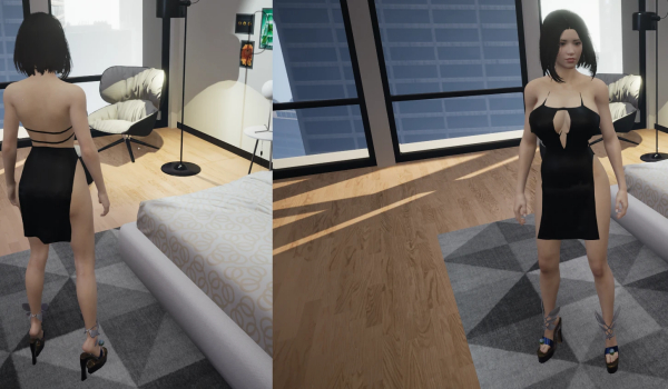 《致命解药》黑色连衣裙MOD