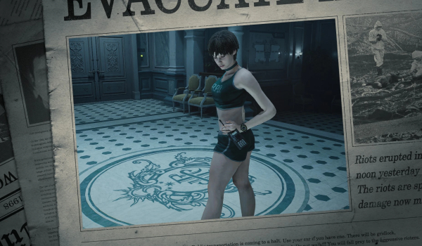 《生化危机 安魂曲》篮球版瑞贝卡替换格蕾丝MOD