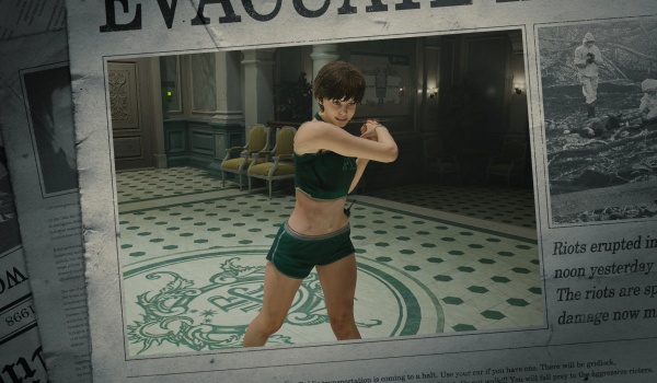 《生化危机 安魂曲》篮球版瑞贝卡替换格蕾丝MOD