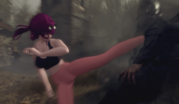 《生化危机4：重制版》卡夫卡瑜伽服替换里昂MOD