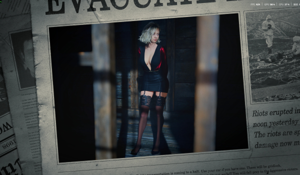 《生化危机 安魂曲》深V新款连衣裙MOD