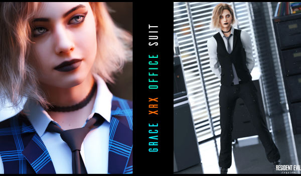 《生化危机 安魂曲》格蕾丝XRX办公套装MOD
