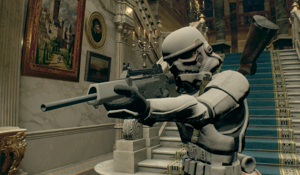 《生化危机4：重制版》冲锋队服装替换无夹克里昂MOD