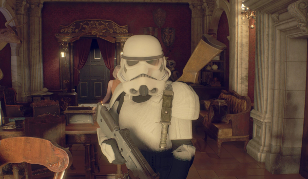 《生化危机4：重制版》冲锋队服装替换无夹克里昂MOD