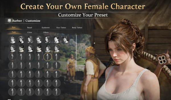 《红色沙漠》女性角色创建器MOD