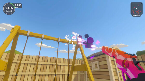 在太空中寻找 100 只鸭子并炸飞它们！！！截图