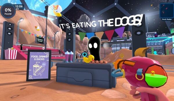 在太空中寻找 100 只鸭子并炸飞它们!!!