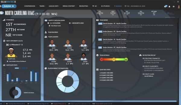 选秀日体育:大学篮球2026