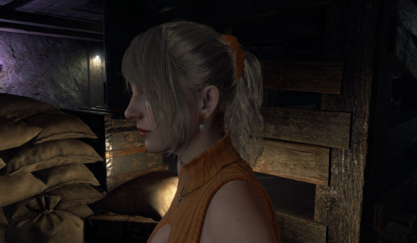 《生化危机4：重制版》阿什莉发饰抓夹MOD